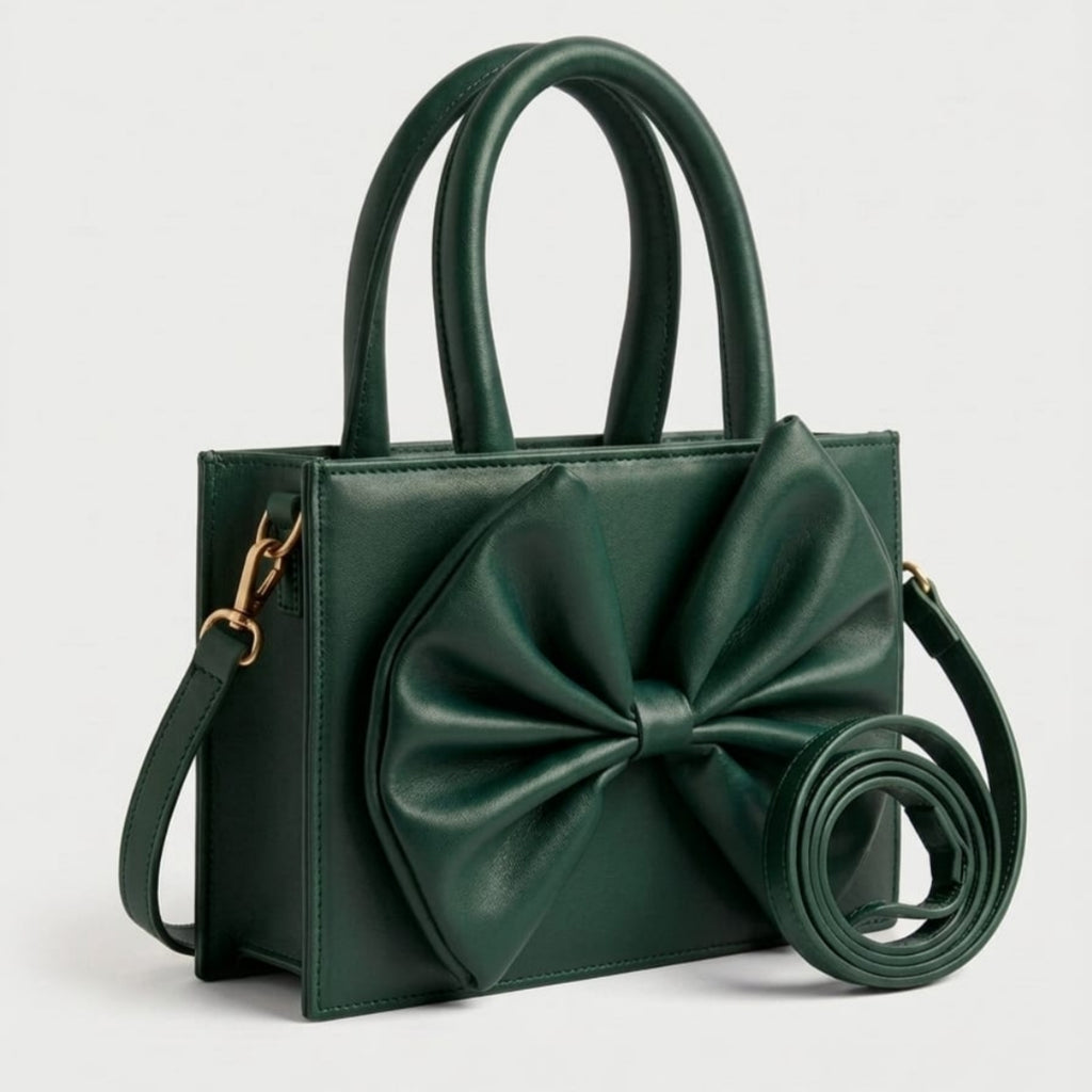 Elegant Bow Tote Handbag – Women's Crossbody & Top Handle Bag