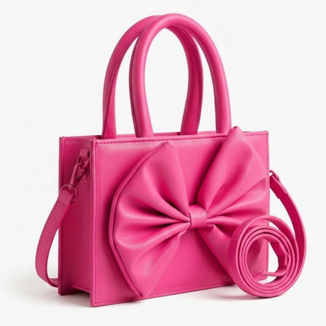Elegant Bow Tote Handbag – Women's Crossbody & Top Handle Bag