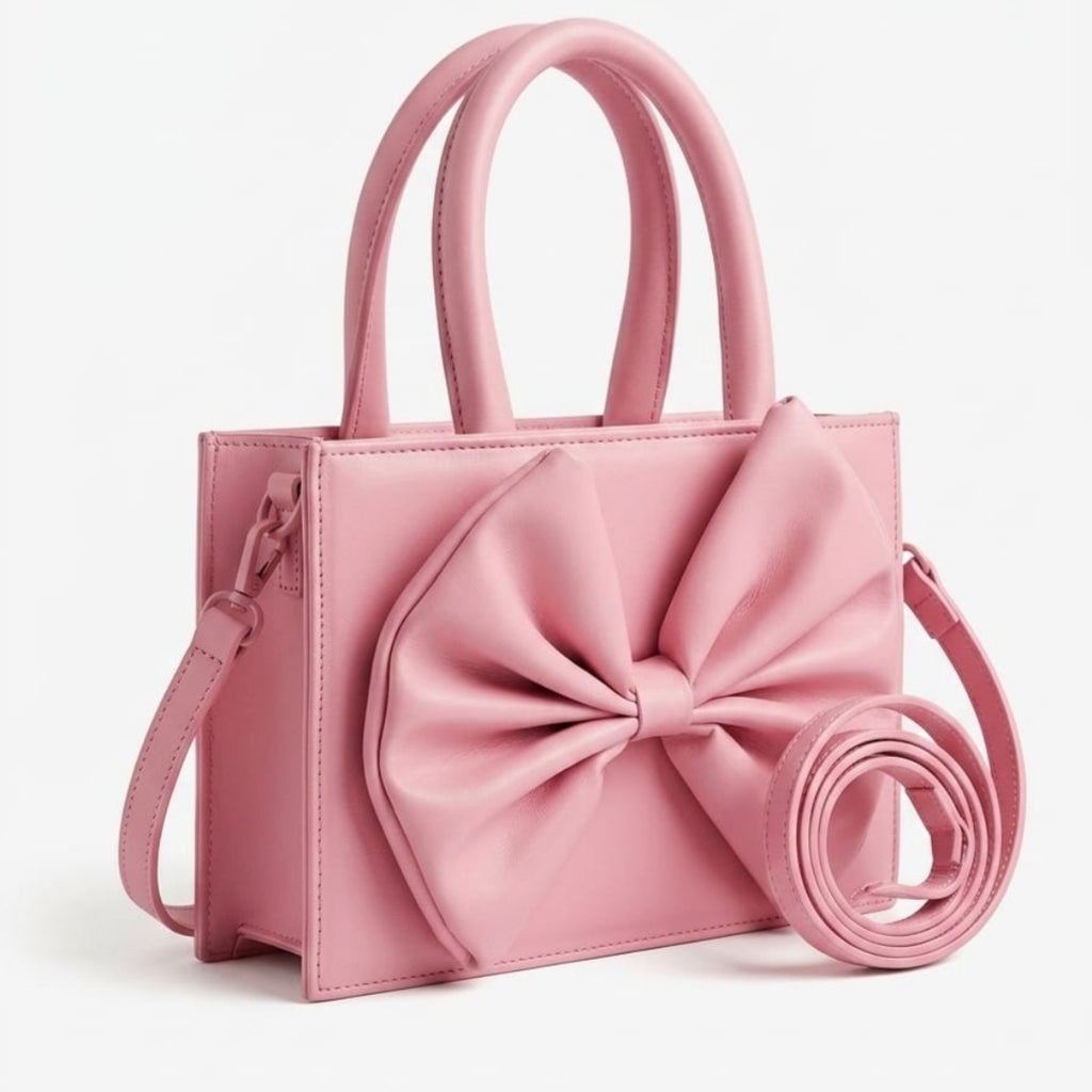 Elegant Bow Tote Handbag – Women's Crossbody & Top Handle Bag