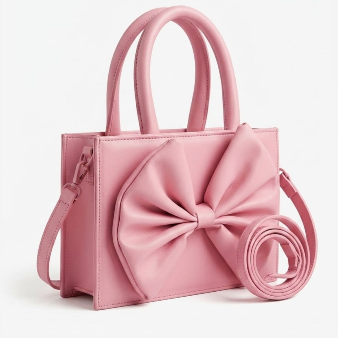 Elegant Bow Tote Handbag – Women's Crossbody & Top Handle Bag