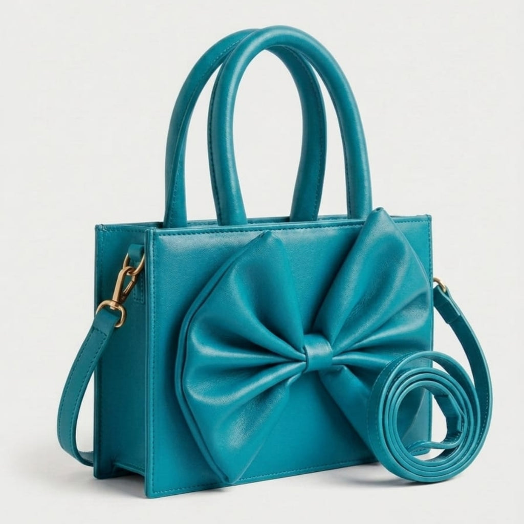 Elegant Bow Tote Handbag – Women's Crossbody & Top Handle Bag