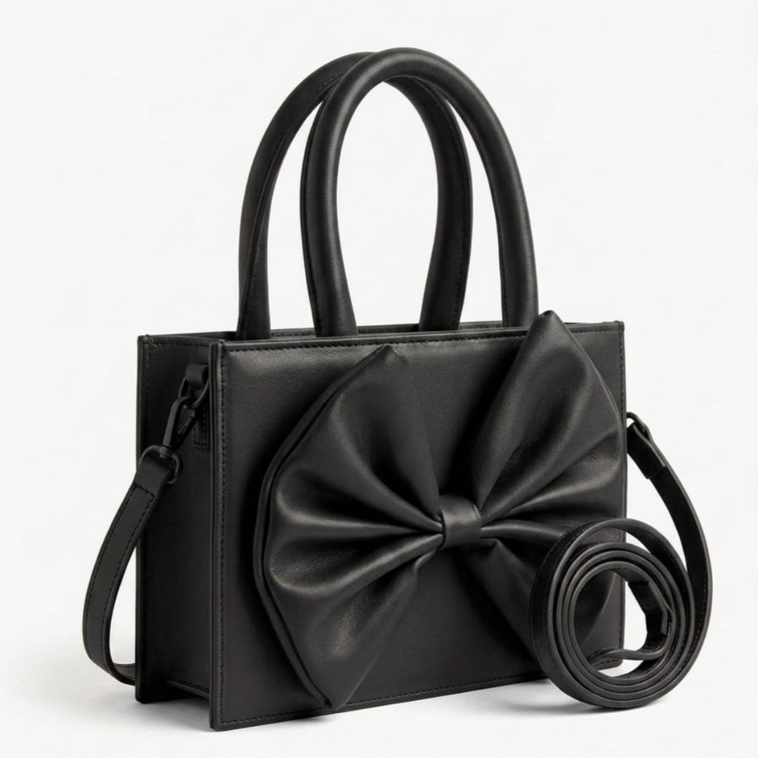 Elegant Bow Tote Handbag – Women's Crossbody & Top Handle Bag