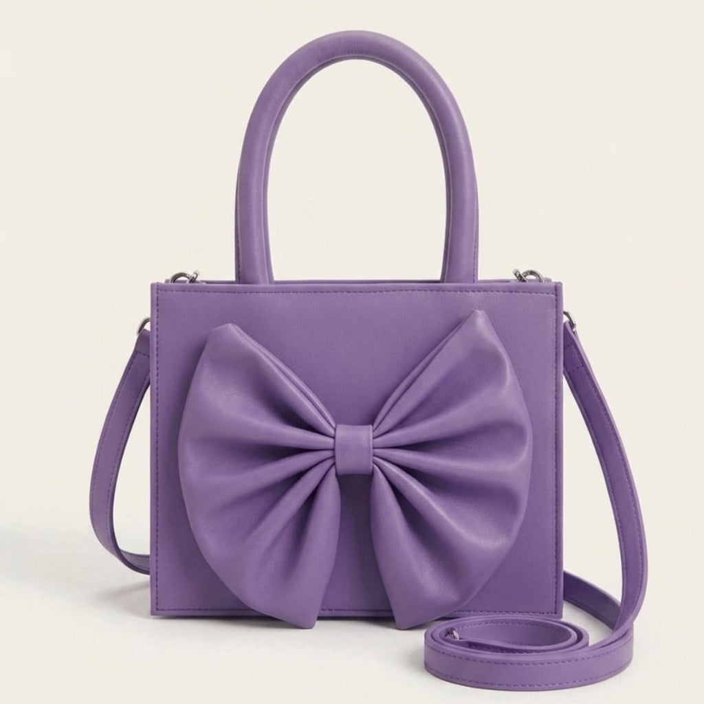 Elegant Bow Tote Handbag – Women's Crossbody & Top Handle Bag