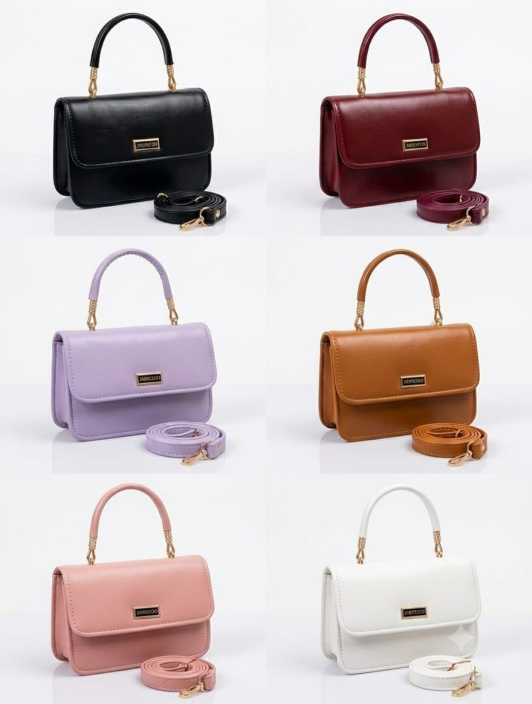 Elegant Mini Top Handle Crossbody Handbag